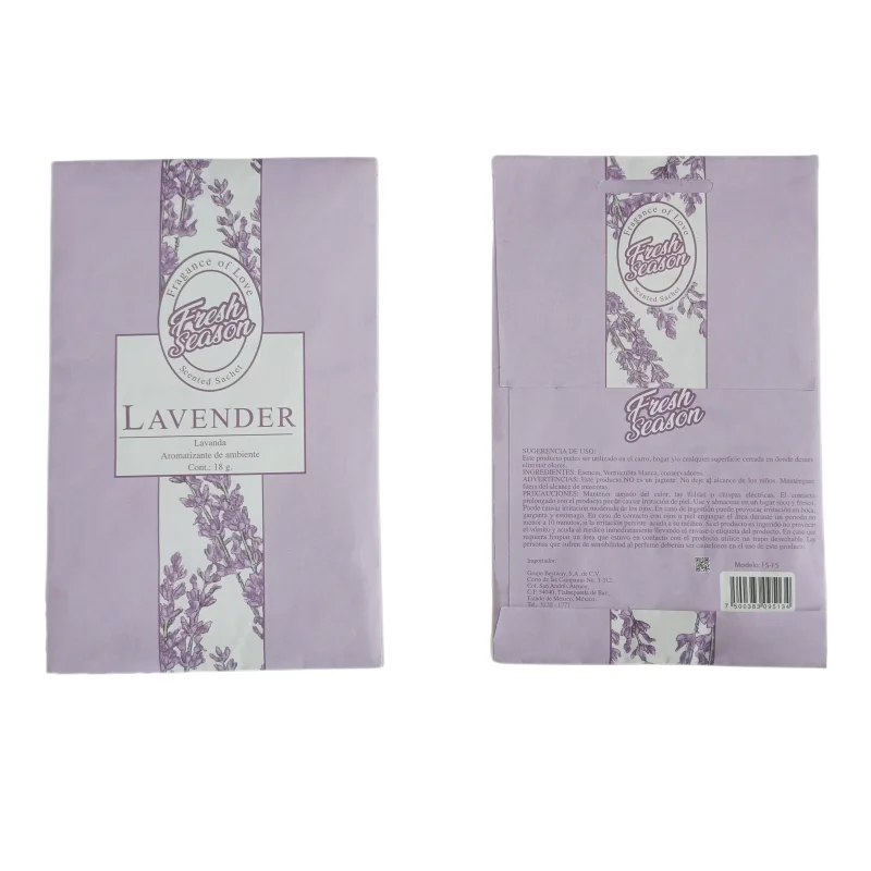 Оптовая продажа по заводской цене, Ароматизированная саше для шкафа с лавандой, свежий и долговечный аромат