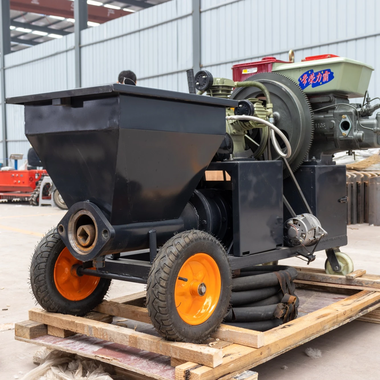 Hot selling high quality motor cement sprayer wall plaster mortar paint spraying machine