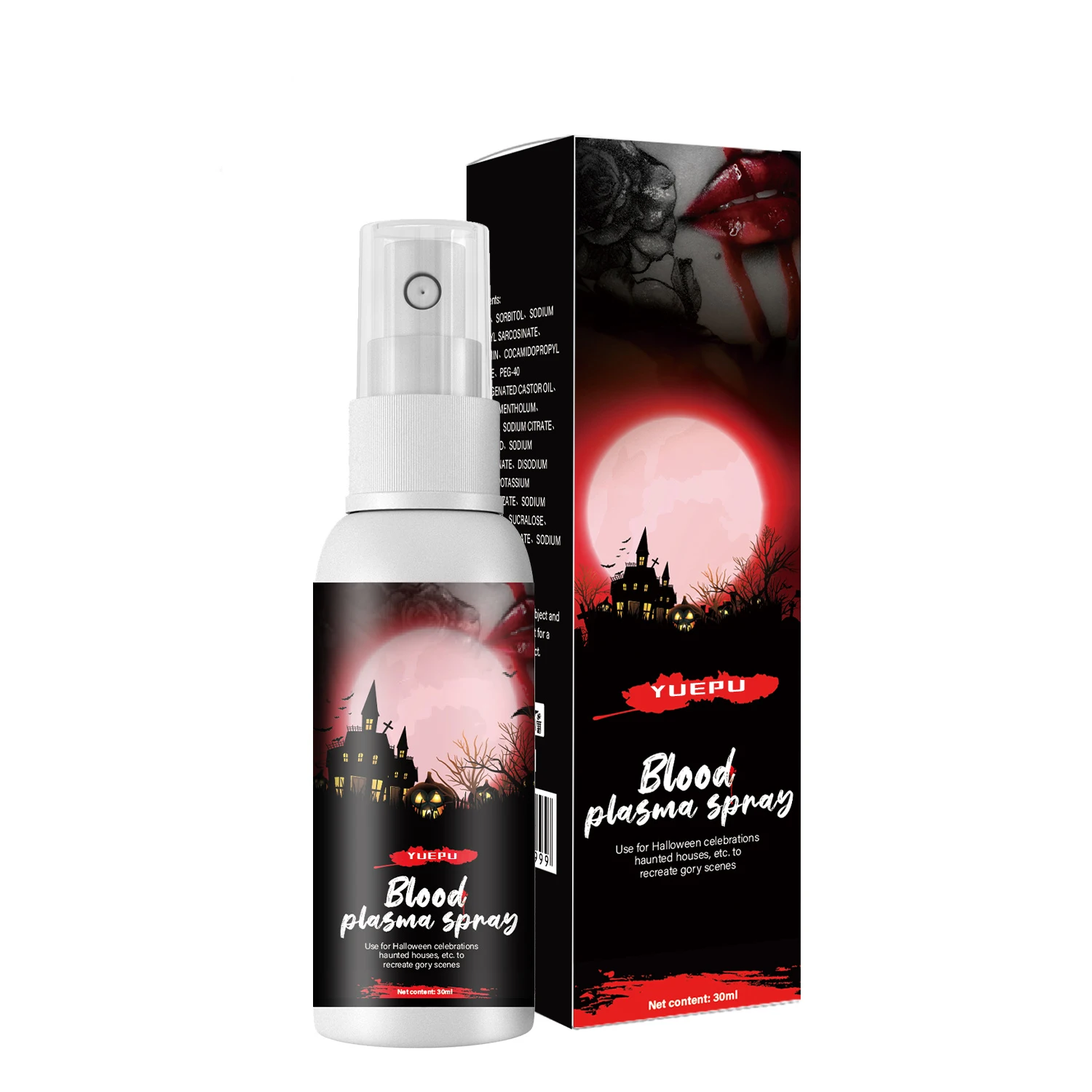 Special Product  Makeup Art Movie Spray Blood Splatter Theatrical Liquid  Artificial Blood Spray For Halloween