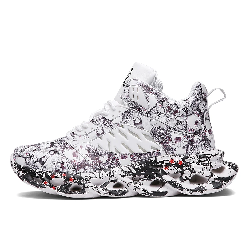 
Private label shoes manufacturers Large size 48 custom LOGO leather design your name band outer soles basketball shoes 