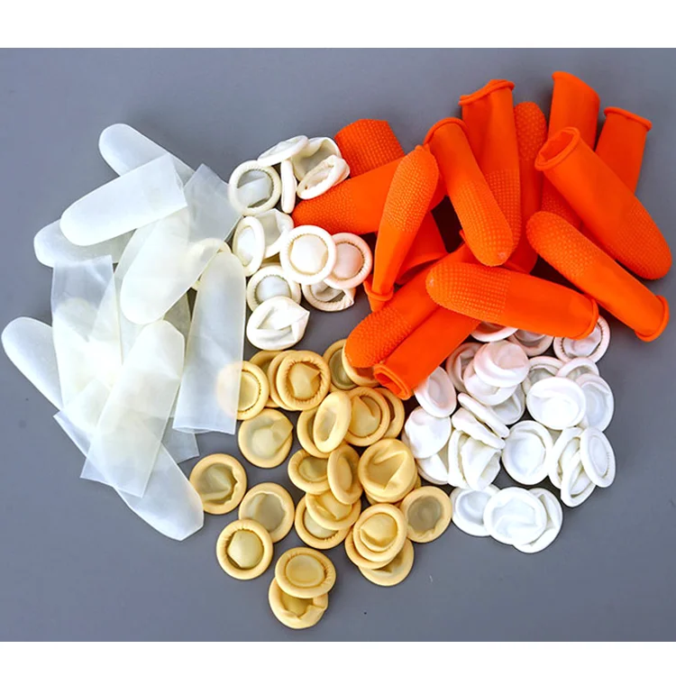 1000PCS/Bag  Disposable ESD Finger cot print Latex Fingertips Protective Finger Cots