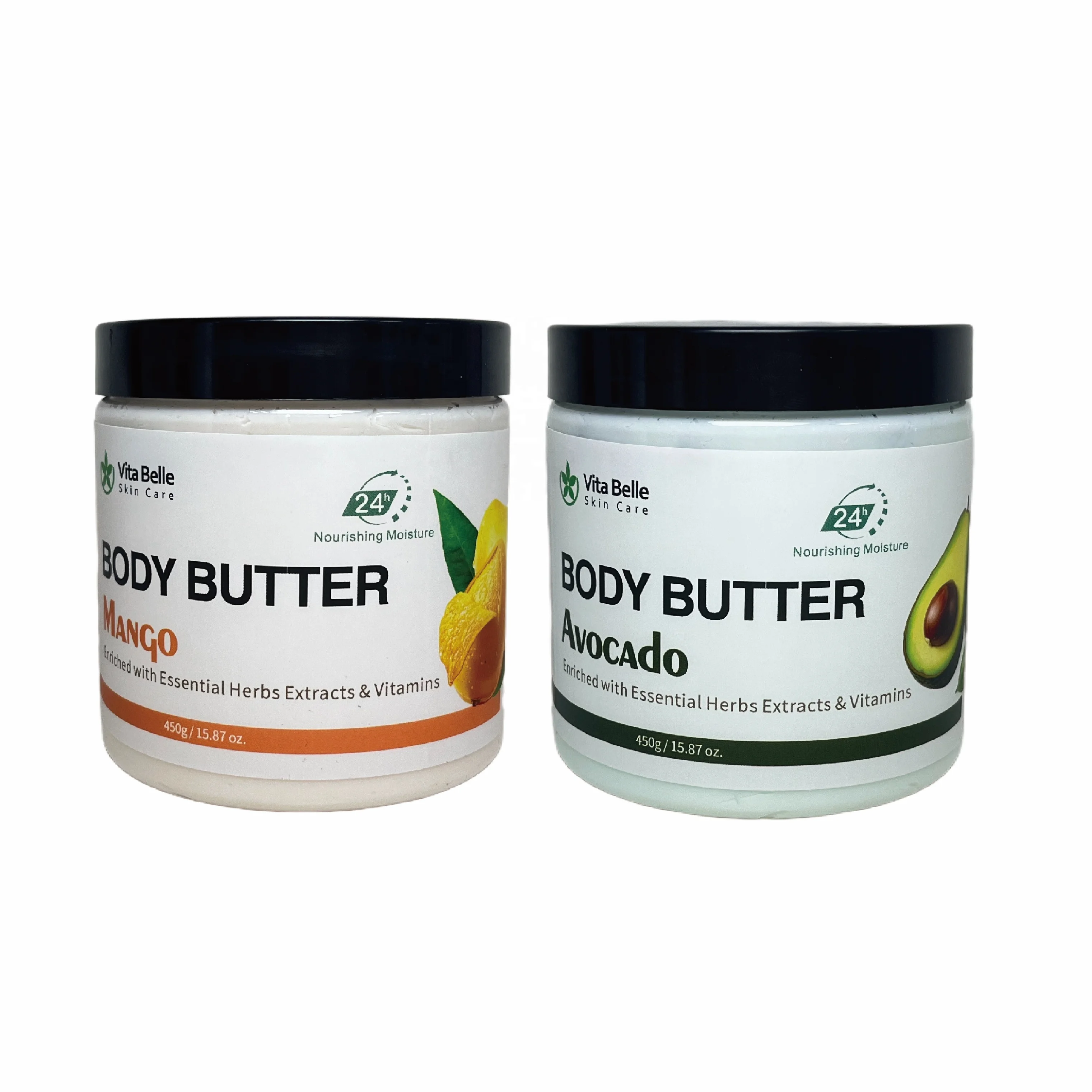 Vegan Private Label Natural Organic Whipped Almond Body Shea Cocoa Butter Lotion Raw Whipped Body Butter