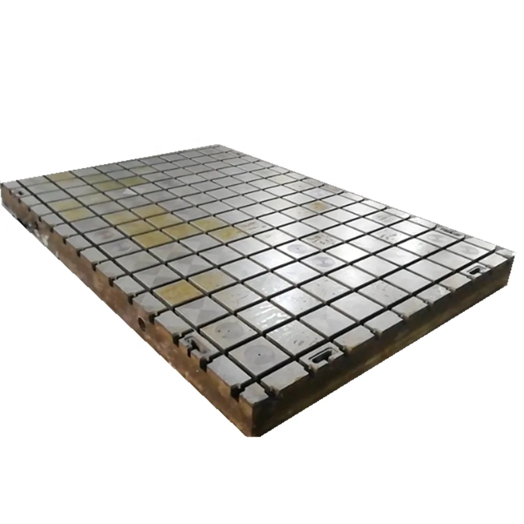 
High Strength Cast Iron Bed Plates T Slot Mounting Plate Long Working Life 
