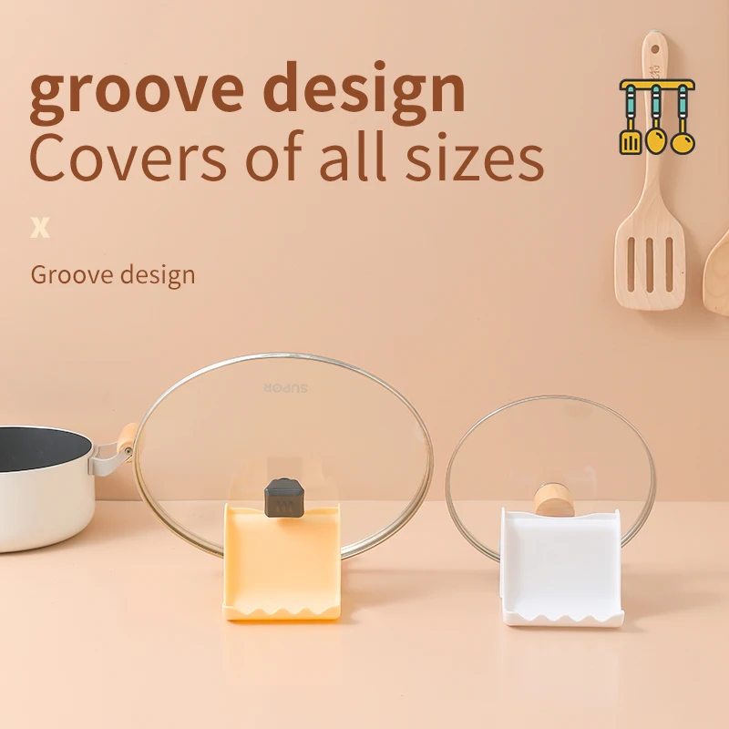 Sanga 2022 New Wholesale Pot Lid Utensil Holder Spoon Rest With Pot Lid Holder Kitchen