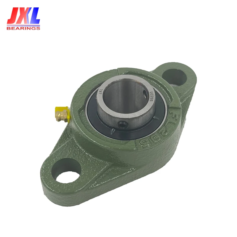 JXL UCFL206M Chrome Steel Bearing Uc209 Pillow Block Bearing Flange Housing Ucfl209 Ucfl210