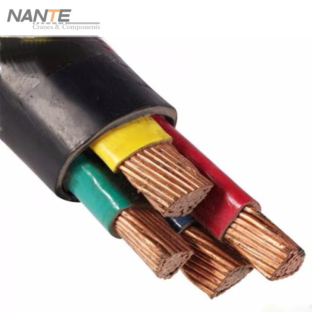 Hot Sale PVC Insulated Round Copper Flexible Cable Wire 2 core 4 core 1mm 16mm Power Electrical Wire Cable