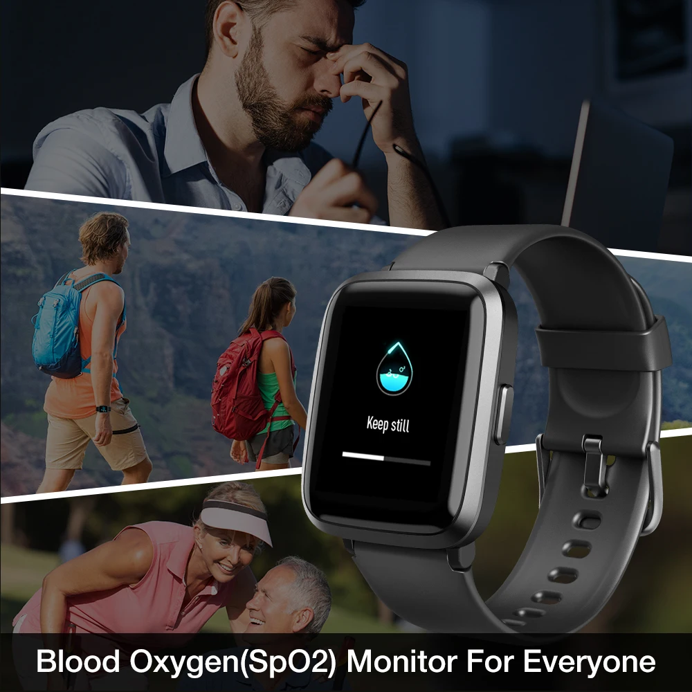 
UMIDIGI UFit Sport Smartwatch Health Fitness Tracker SpO2 Heart Rate Monitor Activity Tracker Women Smart Watch for Android iOS 