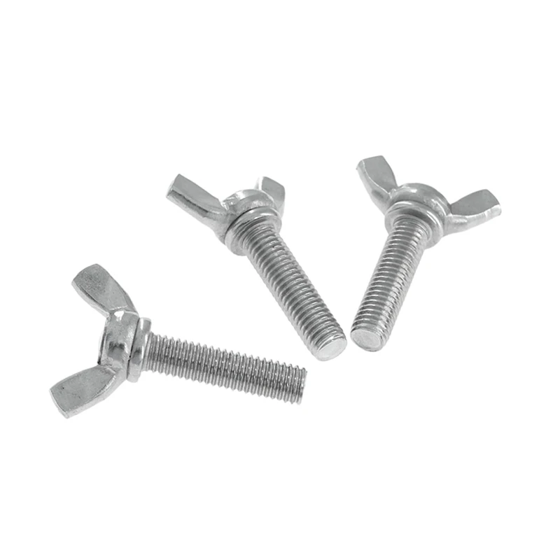 SS304 stainless steel screw folding wing bolts butterfly screws