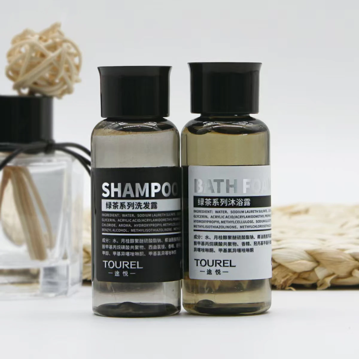 Hotel Disposable Toiletries Kit Travel Spa Bottle Shower Shampoo Kit Hotel Amenities Set