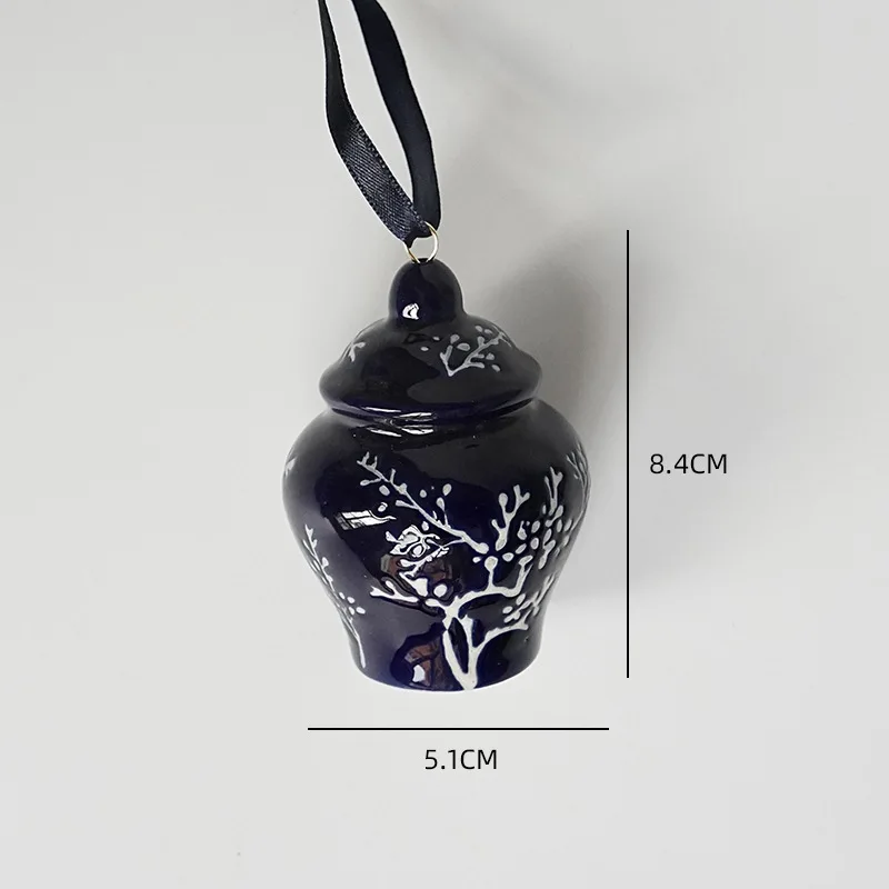 flower arrangement  living room Chinese ceramic blue and white porcelain vase