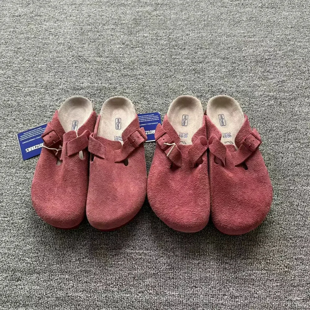 Autumn/Winter European Orders Burkon Shoes Autumn/Winter London Series All Inclusive Cork Flat Burkon Shoes