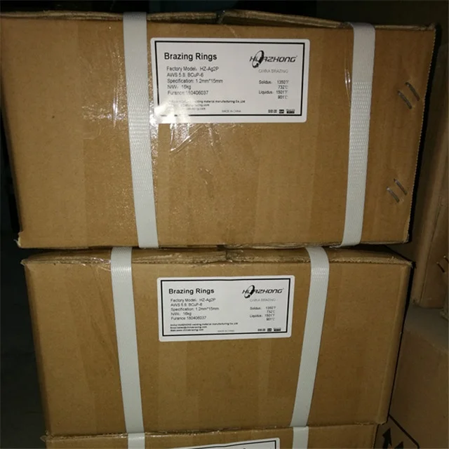 Welding material BCuP-3/L-Ag5P 5% silver alloy brazing ring