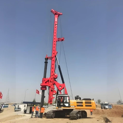 Используется SANY SR235R роторная буровая установка 235 свайная для продажи добычи полезных ископаемых