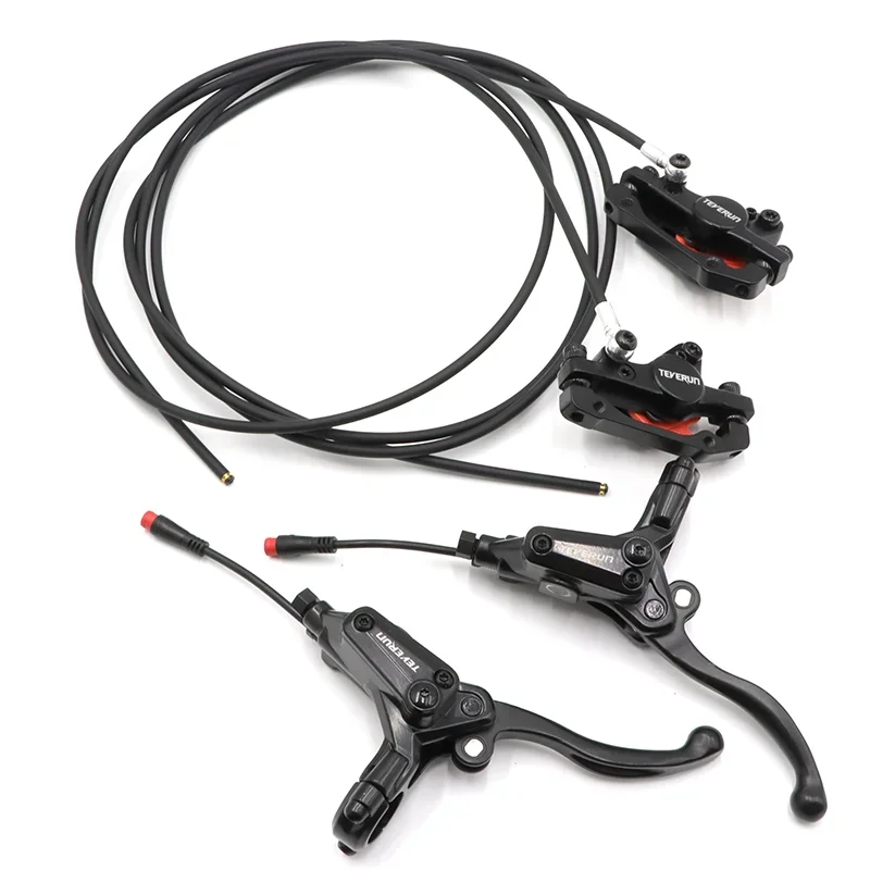 Original Teverun Oil Hydraulic Brake Caliper For Teverun Fighter Mini Fighter Mini Pro Electric Scooter Full Oil Brake Lever