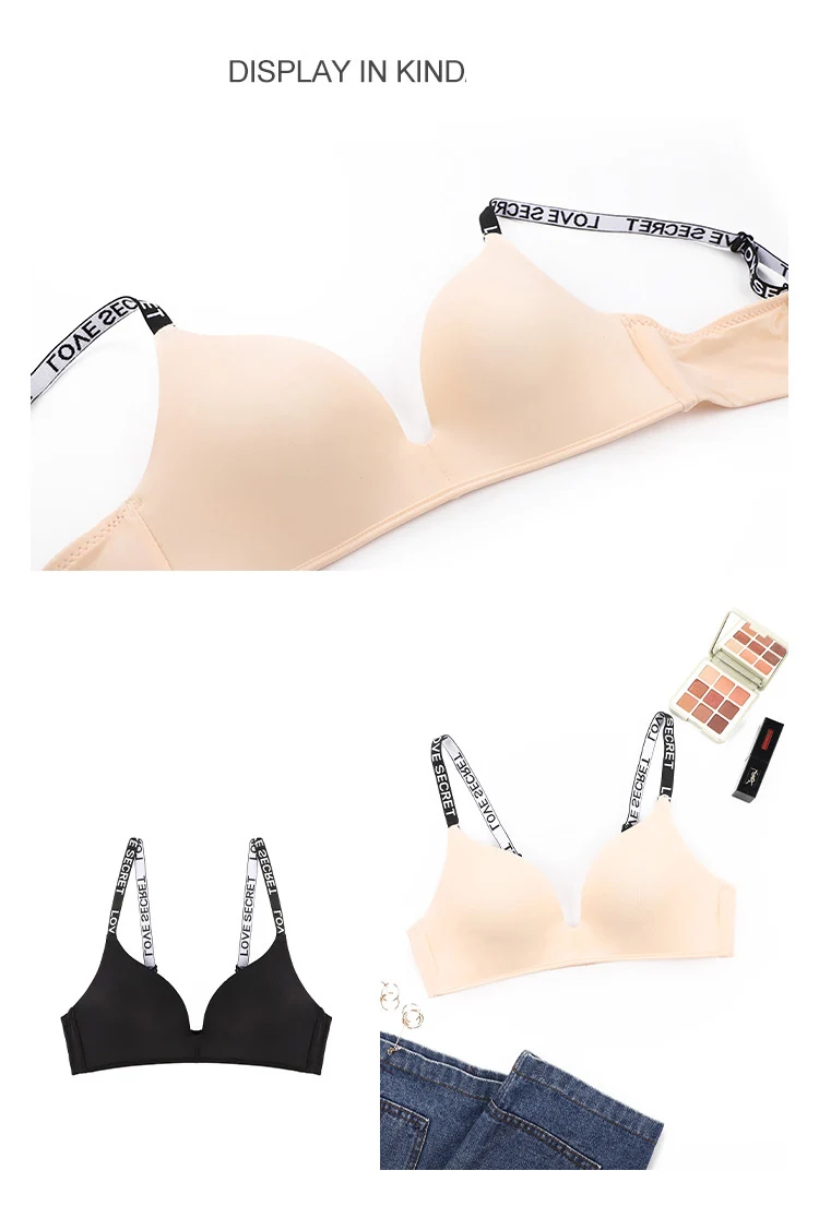 Customizable High Quality Bulk Wireless Invisible Comfort Womens Ladies Gym Sports  Seamless Bra For High Support
