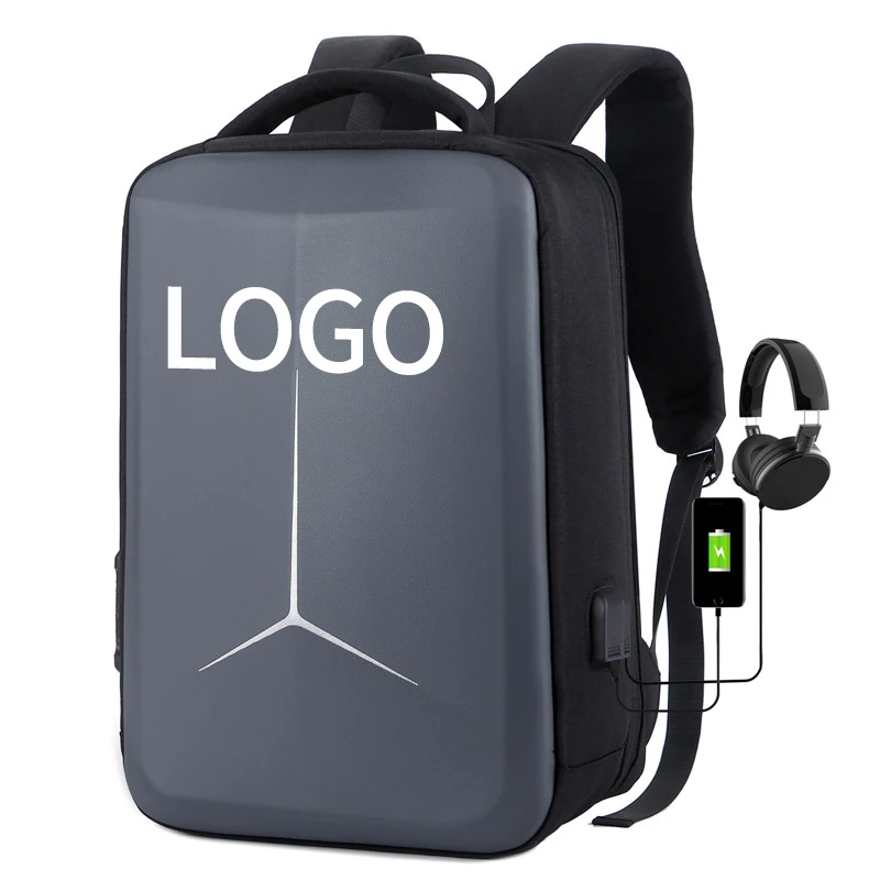 Oem Waterproof Anti Theft Business Back pack Hard Case Man mochilas Laptop Backpacks With Usb Charging Port