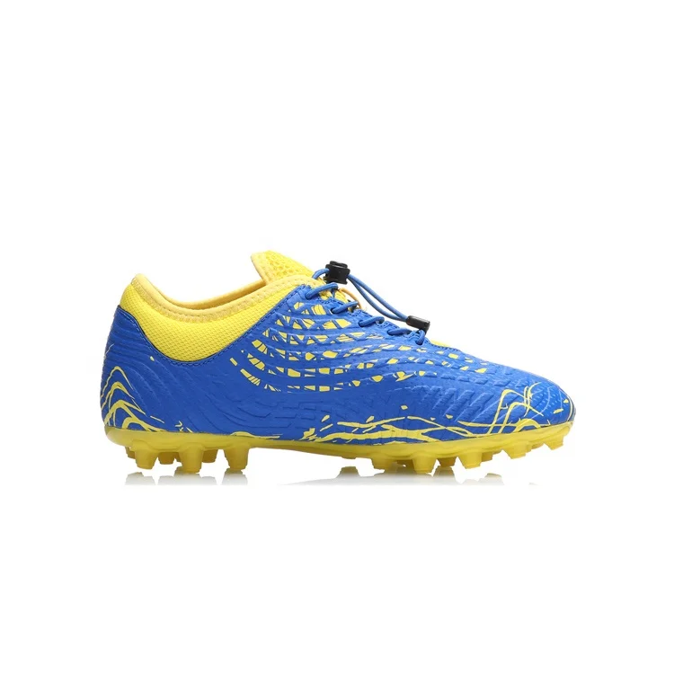 China Hot Sales OEM Microfiber Leather Waterproof Professional Boys Outdoor Football Shoes Athletic Shoes Soccer Shoes For Boys