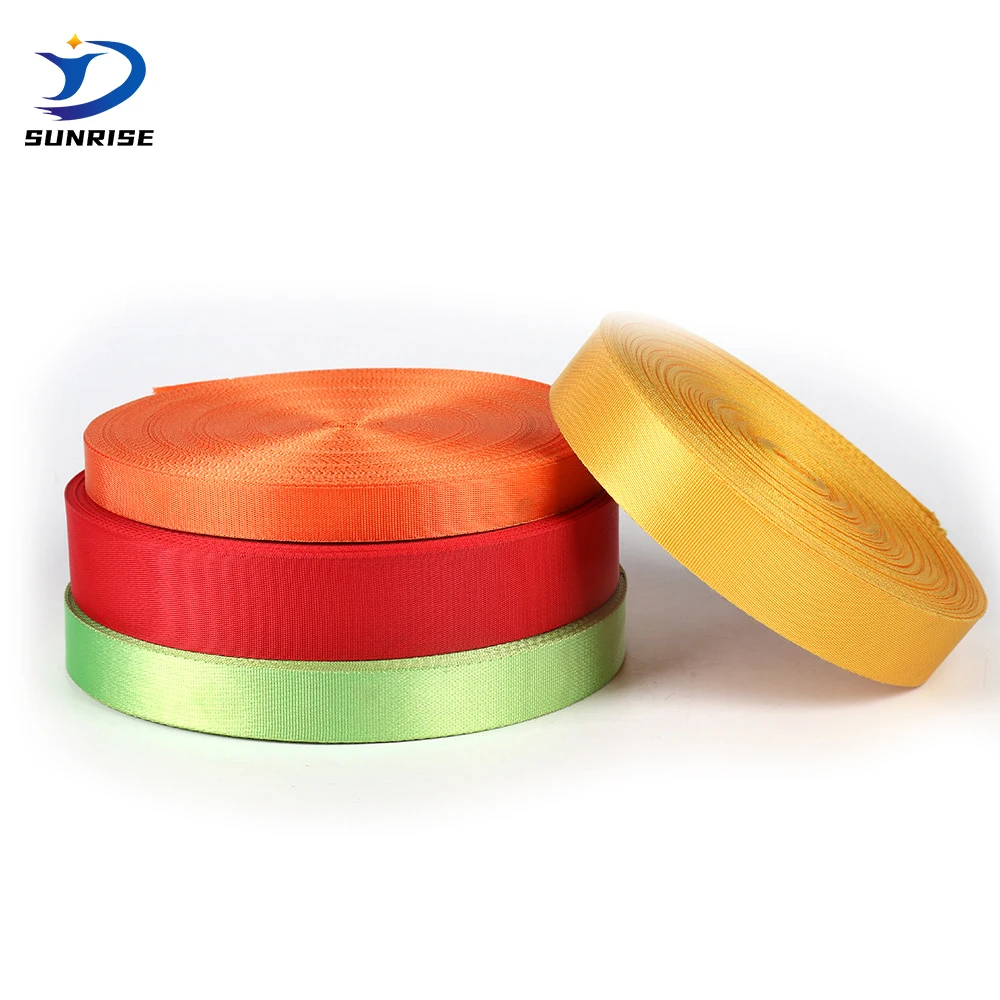 Multi Colors Durable 25mm Nylon Webbing for Backpack Strap