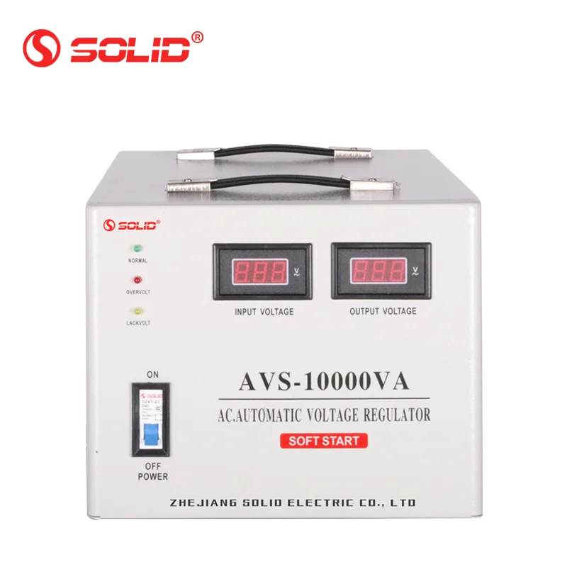 SOLID AVS-10KVA Single phase automatic voltage regulator stabilizer