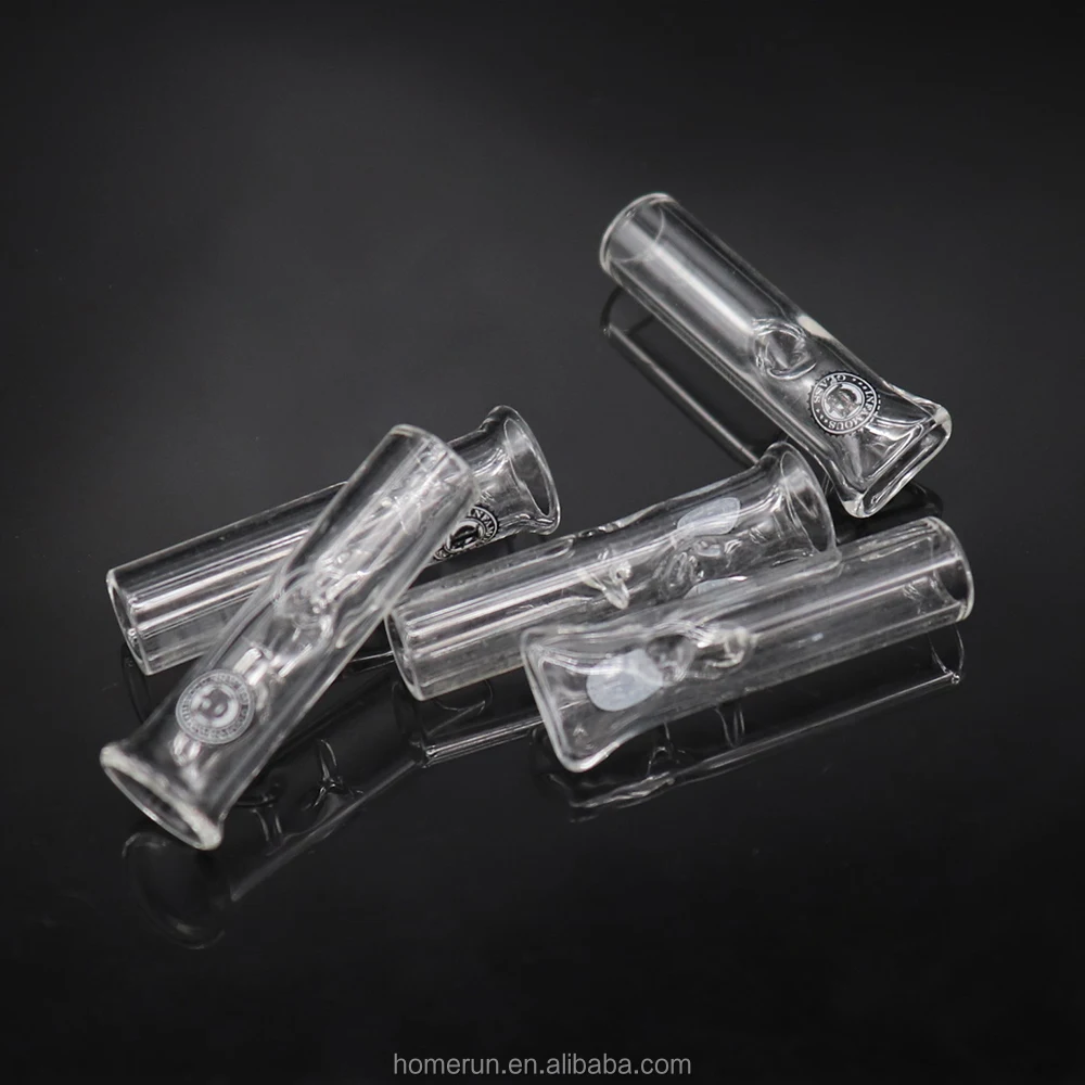 High quality custom glass filter tip modern style smoking pipe  glass tip