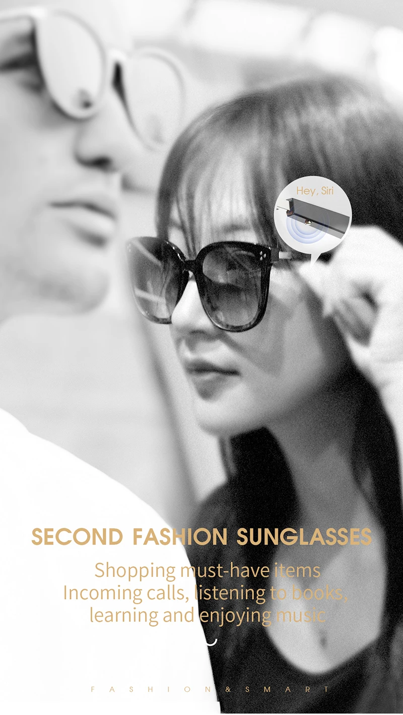 3D Glasses Bluetooth Glasses Polarized Smart Sunglasses Wireless Headset with Inbuilt Microphone New 2021 Games Stands Glasses