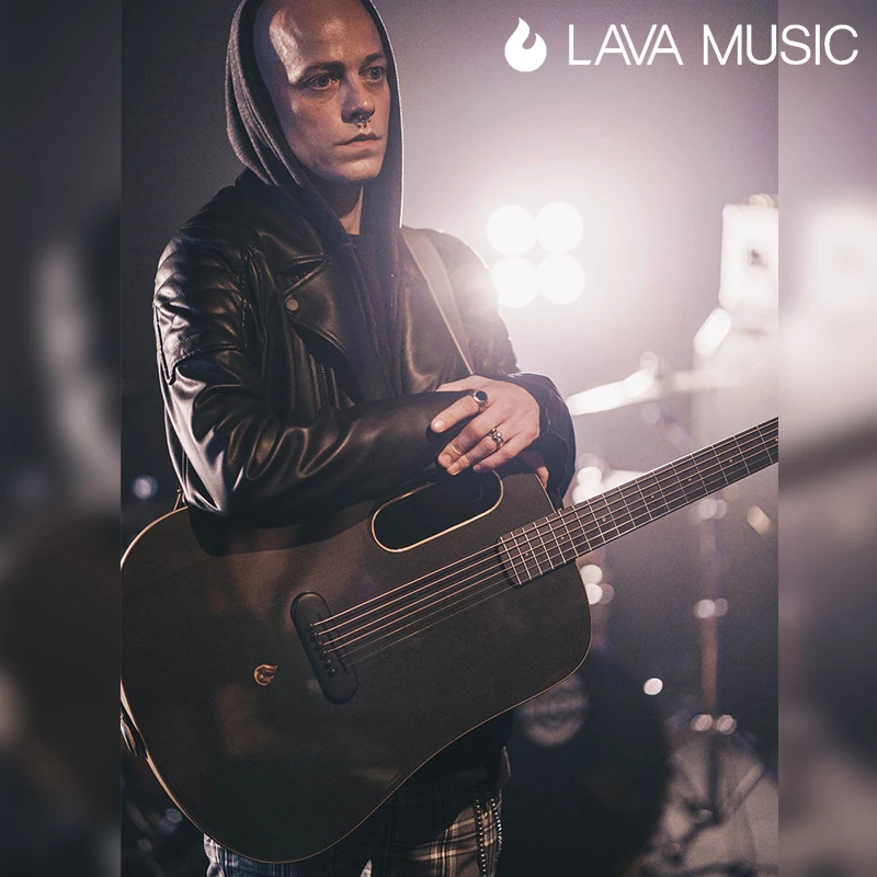  41 дюймовая гитара из углеродного волокна LAVA ME PRO с захватом для