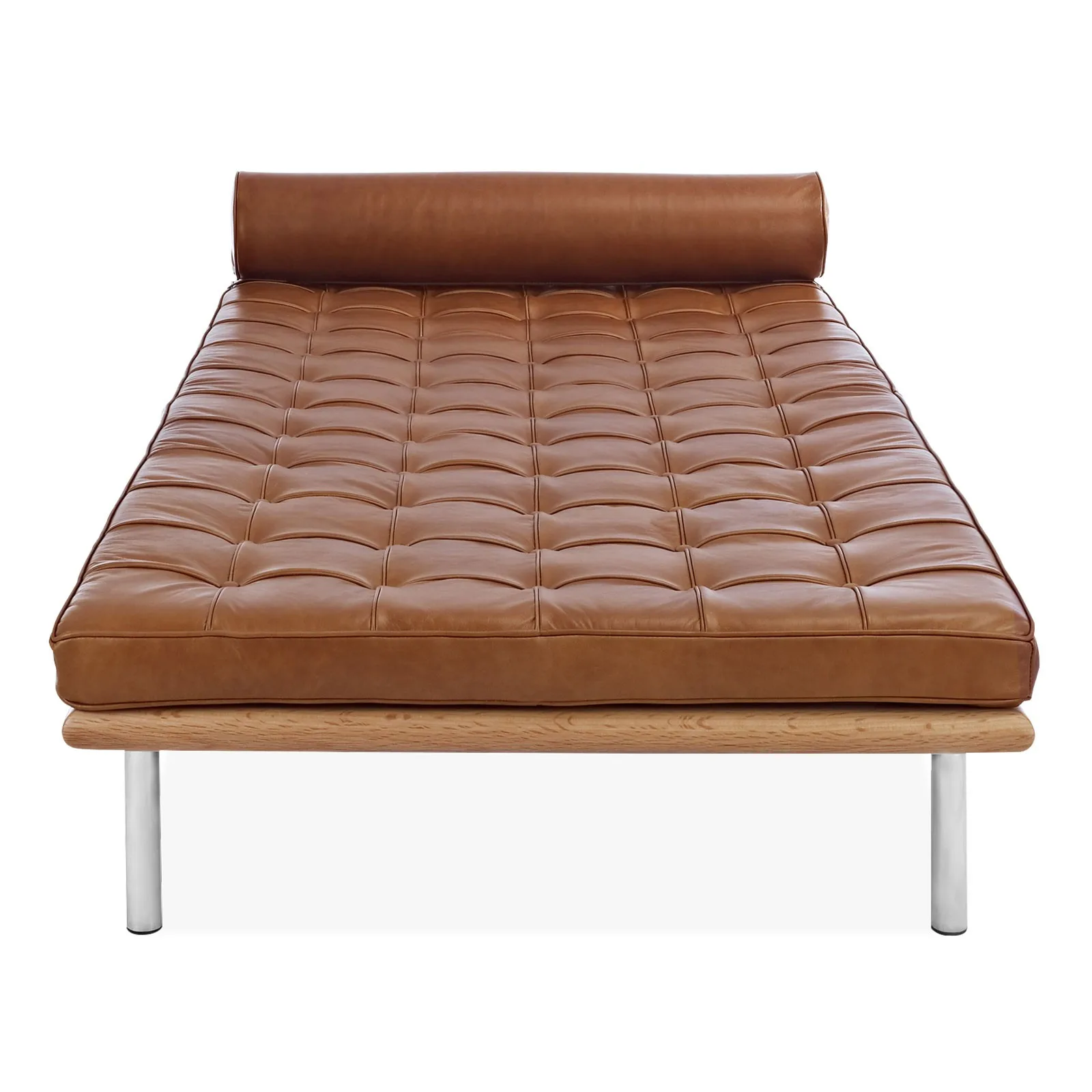 Modern classic leather Lounger bed  Fashionable Living Room Sofas vintage leather daybed