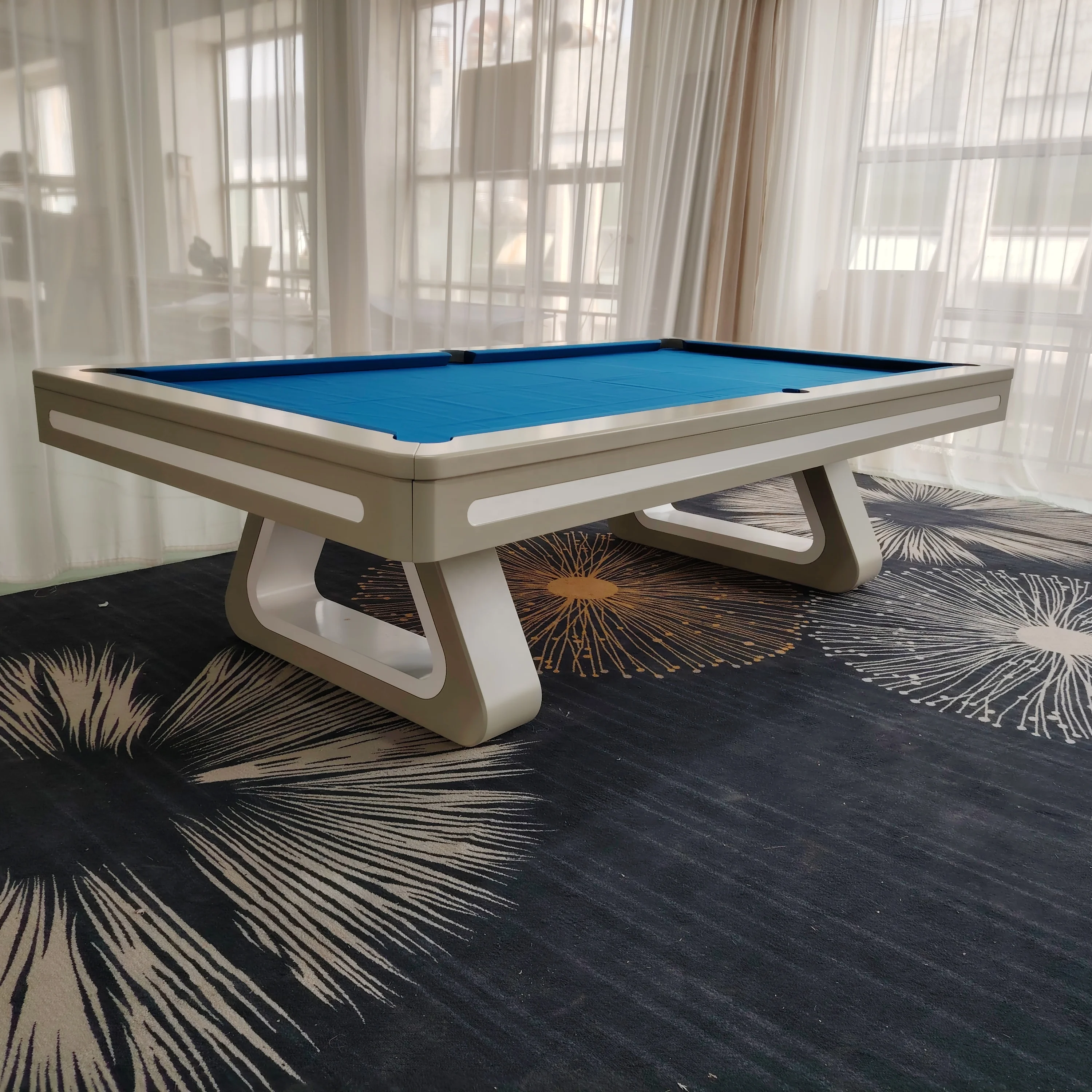 High end luxury factory price billiard tables with natural slate size 7ft/8ft/9ft high speed table cloth