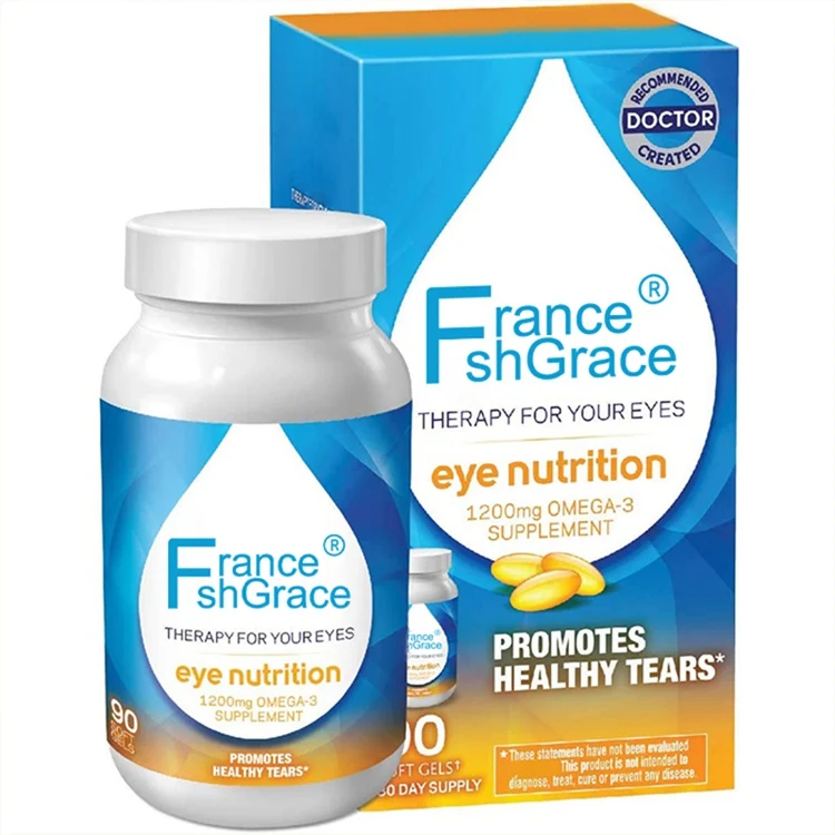 90 Soft Gels 1200mg Omega-3 Eye Nutrition Therapy For Your Eyes Supplement Healthy Tears