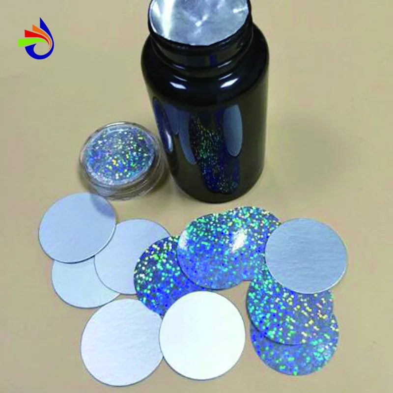Induction Sealing Plastic Laminated Aluminum Foil Lid Liners for Glass & Plastic Bottles & Containers
