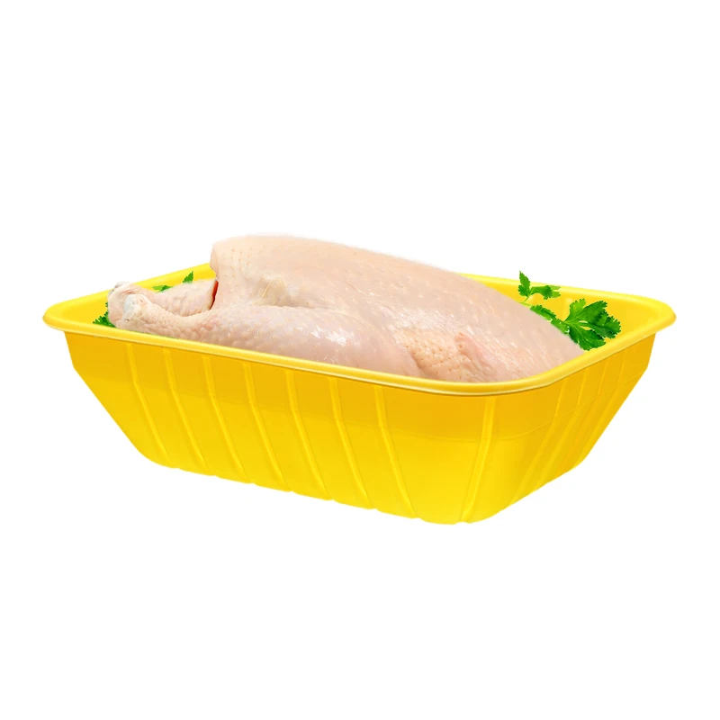 Disposable Food Containers Takeaway Fresh Chicken Frozen Meat Tray PP  Plastic Food Tray