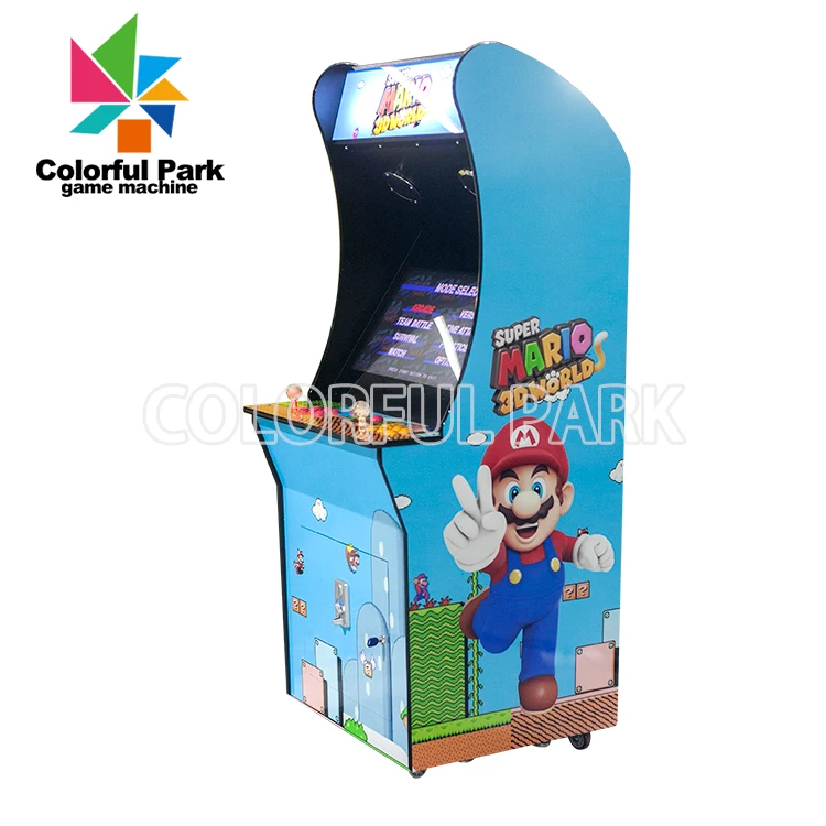  2500 game coin type Stand Up Pacman Arcade Multi Game Classic Upright Cabinet