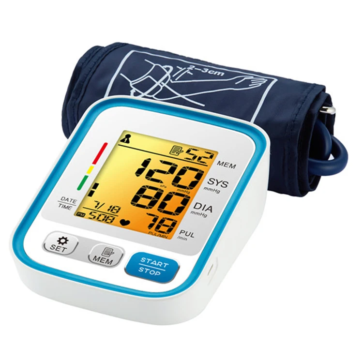Best Automatic Upper Arm Blood Pressure Monitor Electronic Digital Sphygmomanometer