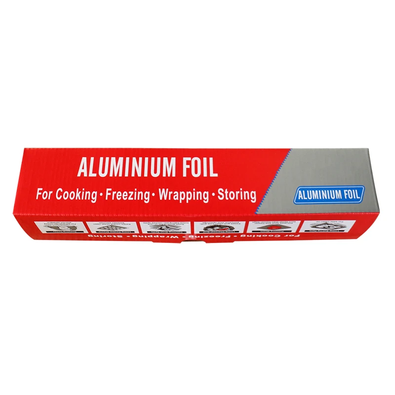 Aluminum Foil Roll for Kitchen Precut Aluminum Foil Aluminum Foil Bag Printing