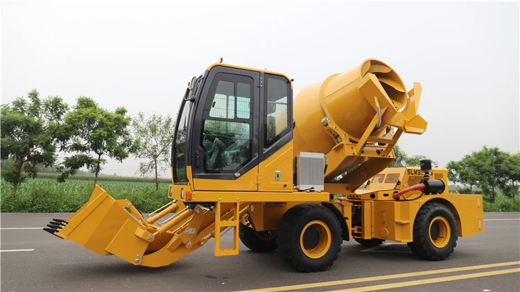 XCMG Official SLM3500S Best Quality Automatic 3.5 Cubic Meters Transit Concrete Mixer with Self-Loading