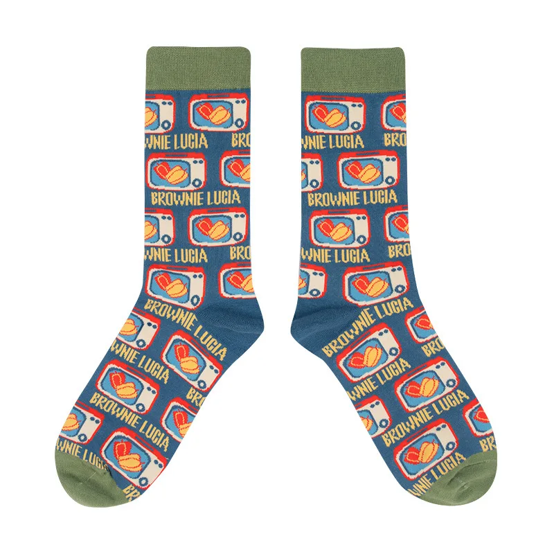 Лидер продаж, хлопковые носки, женские счастливые носки, спортивные носки