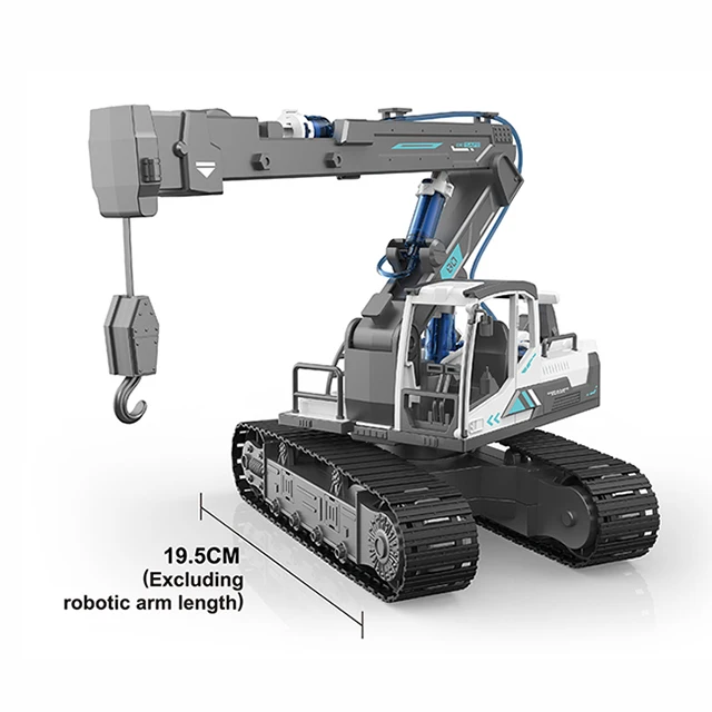 DIY Self-assembled STEAM parent-child game interaction 134pcs principle of hydraulic power robotic arm crane truck toy other toy