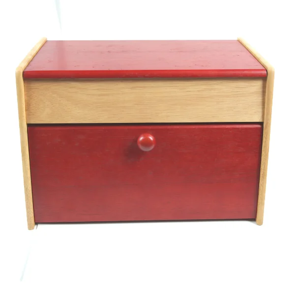 Natree food - grade Rubber wooden bread box for allotment accessories Export Quality