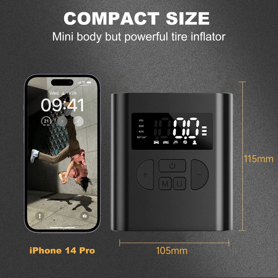 Best Car Air Compressor Pump Portable Air Pump Inflator Bicycle Auto Tire inflator For Car