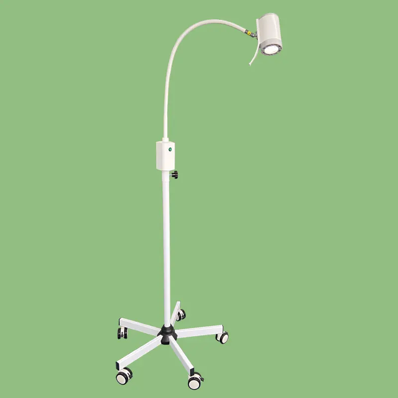 7 LED bulbs  Goose neck Medical Equipment LED minor Surgical Lamp Ks-Q7  Mobile type for ENT,gynaecology in Clinic, hospital