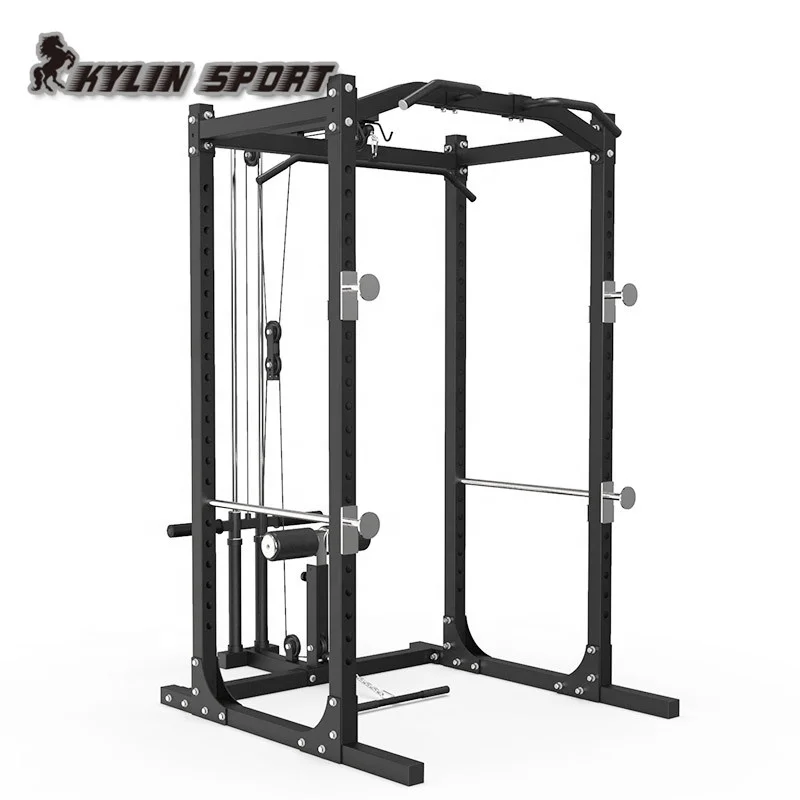 Kylinsport gym home equipment wholesale power cage squat rack multi functional fitness power rack