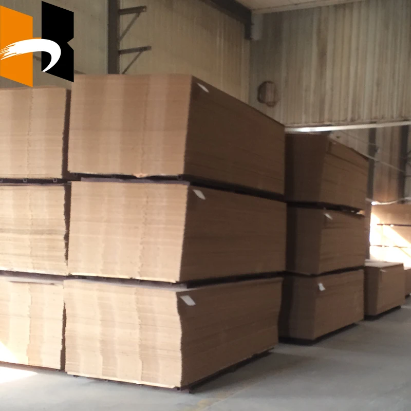 5mm 25mm Plain Raw Medium Density Board MDF Panel for Interior Door Making