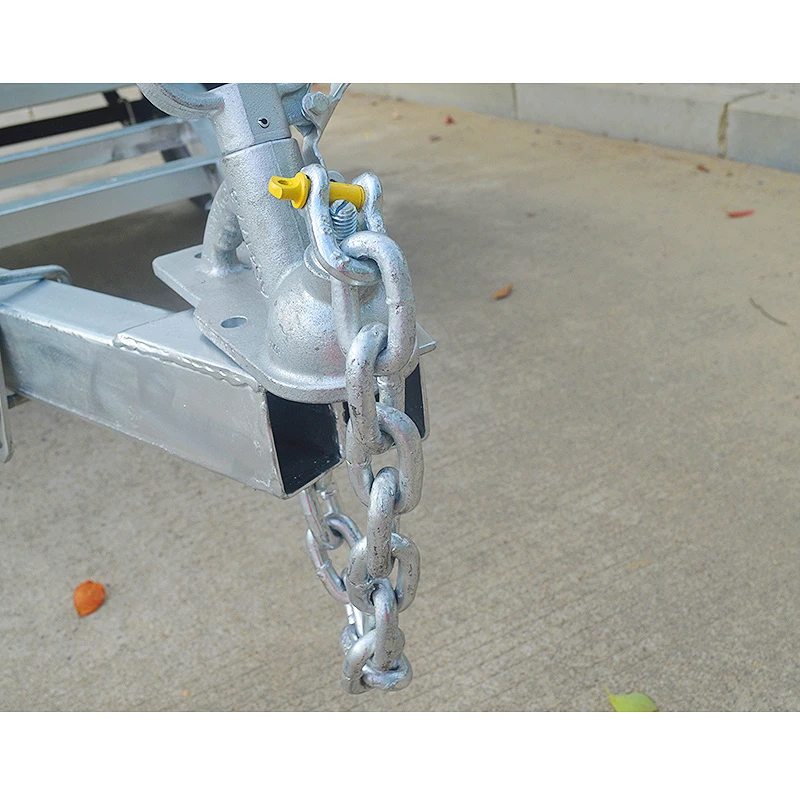 
GINO 4x4 Utility Single Axle Trailers Bolted for Fast Food Sales Equipped 