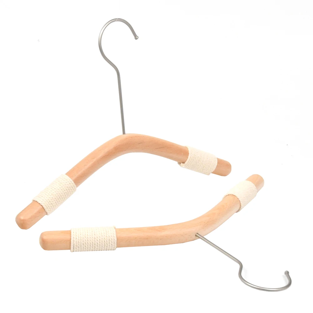 Lovely Children Wood Hangers Customized Cute Baby Cloth Hanger Infant Wooden Frame clothes hangers