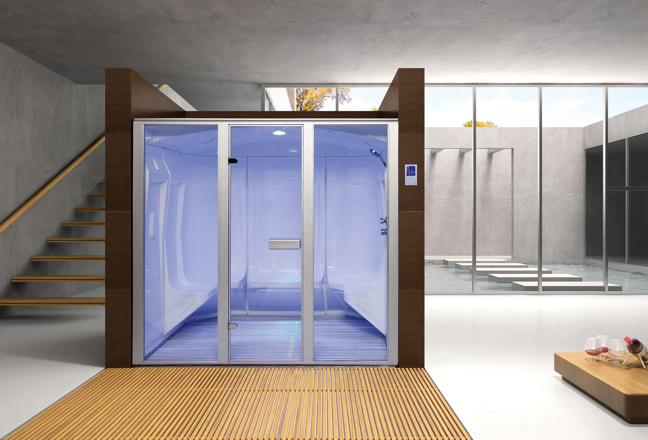 Hot sale Luxury 5 person steam shower room WS-206ST(P5)