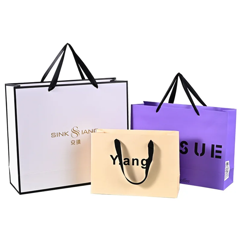 Biodegradable Recycled Mailer Packaging Jewelry Gift Favour Paper Shopping Bags Handles Biodegradable Recycled Mailer Paper Bags