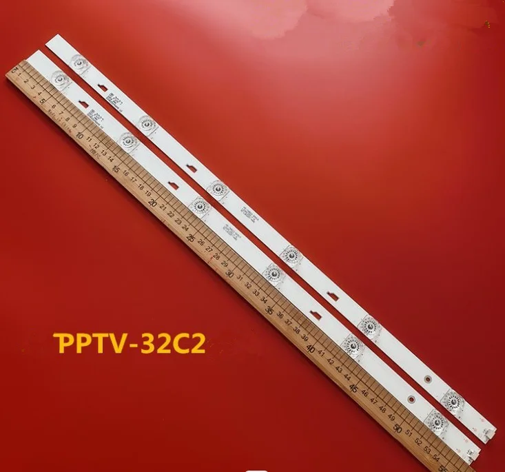Suitable for PPTV-32C2 light bar 32 inch TV backlight strips 4C-LB320T-HR5 32HR332M06A5 TIRAS LED