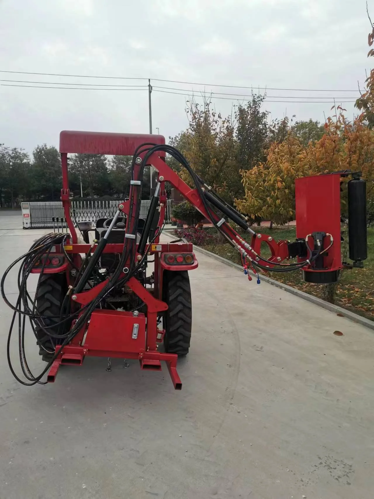 Lkam80 Cantilever Lawn Mower Tractor Cantilever Pto Flail Mower for Cleaning Roads Is on Sale