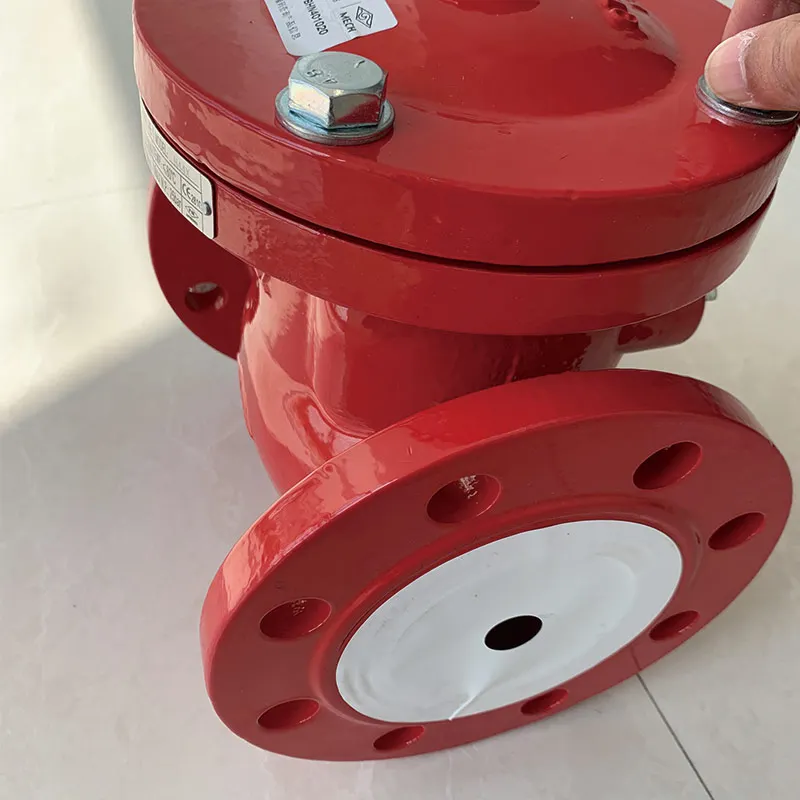 wholesale check valve Flange swing check valve Red fire pipe check valve PN16 pressure