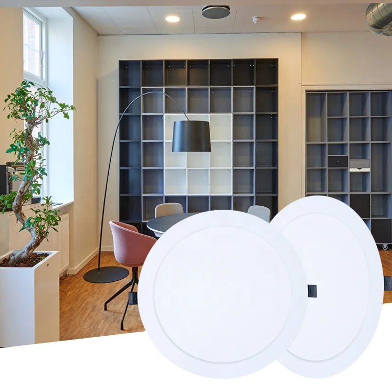 Recessed Mounted Indoor Ceiling 5W 9W 12W 18W 24W 36W SMD Square &  Round Commercial Ultra Slim LED Panel Light